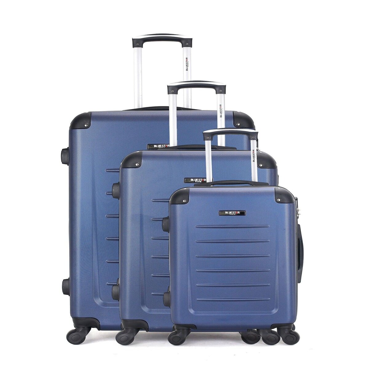 BLUESTAR BLUESTAR - Set de 3 Valises OPERA 75 cm 4 Roues