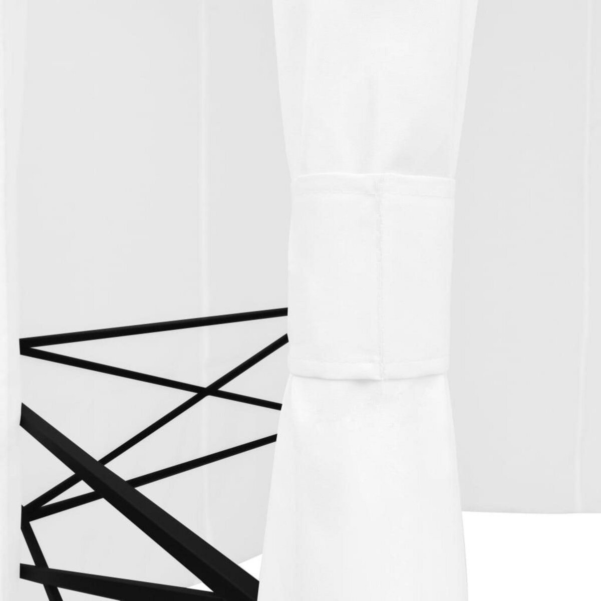 VIDAXL Chapiteau de jardin avec rideaux 360x312x265 cm Blanc 180 g/m^2