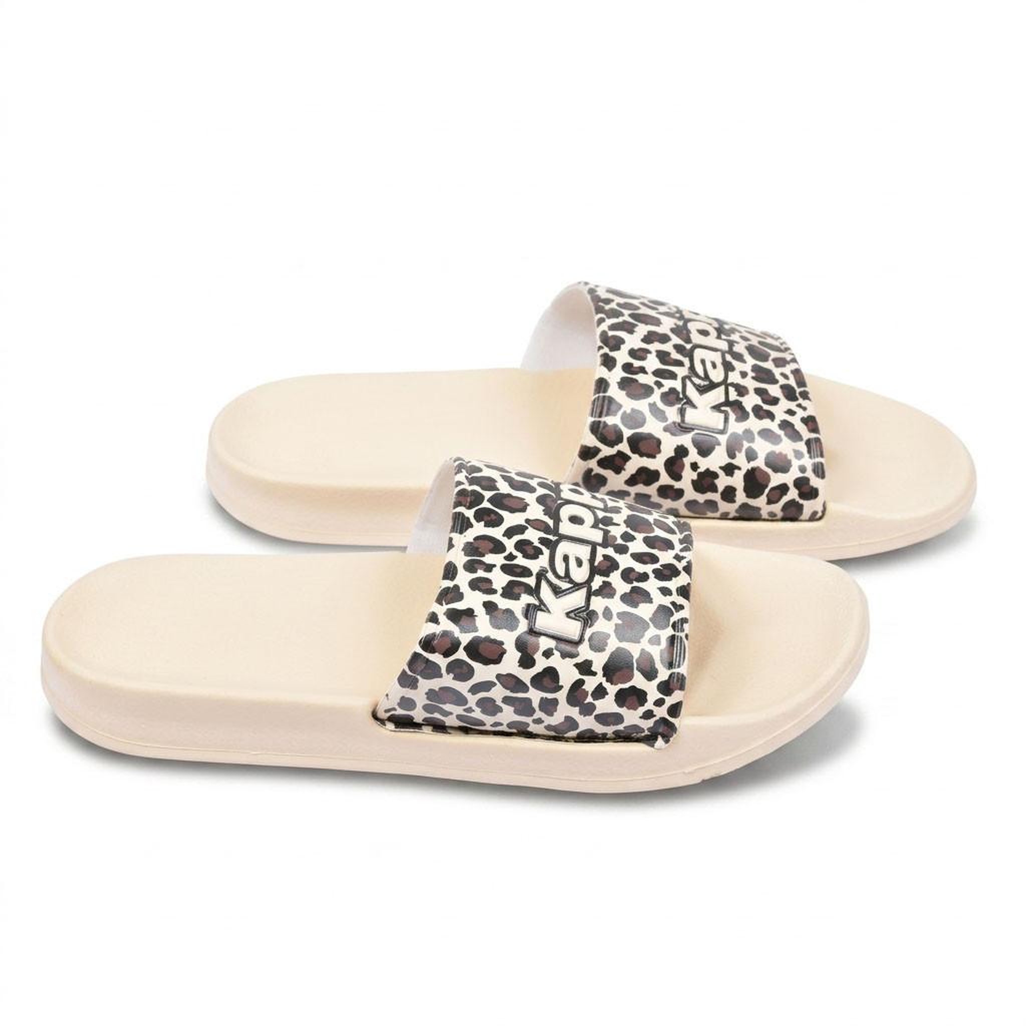 Voir la diapositive 3 : KAPPA KAPPA Claquette Femme Piscine Glitter Glossy Léopard