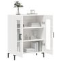 Voir la diapositive 4 : VIDAXL Buffet Blanc brillant 69,5x34x90 cm Bois d'ingenierie