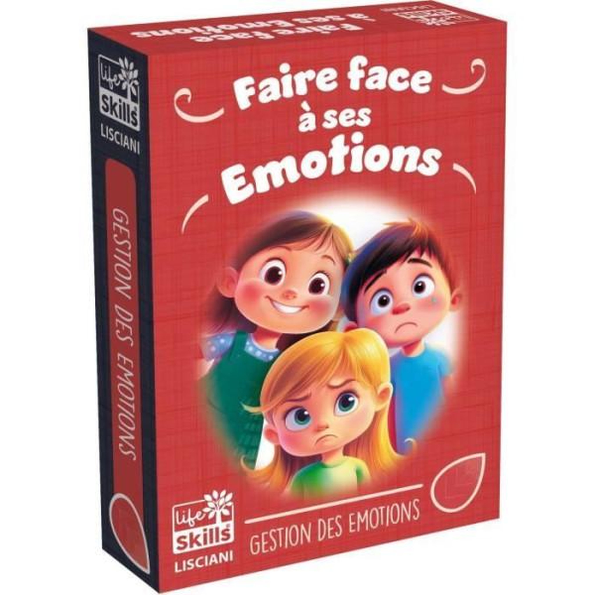 LISCIANI GIOCHI Jeu de cartes gestion des émotions - jeu éducatif - life skills - cartes illustrées