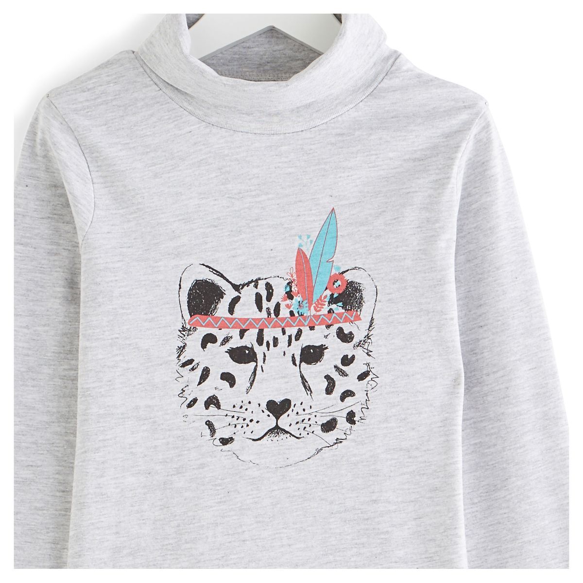 IN EXTENSO Sous pull tigre fille