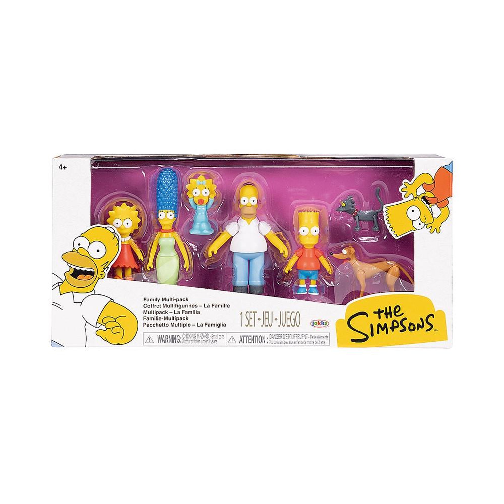 Jakks Pacific Coffret 5 figurines The Simpsons 6 cm JAKKS PACIFIC JAC175394