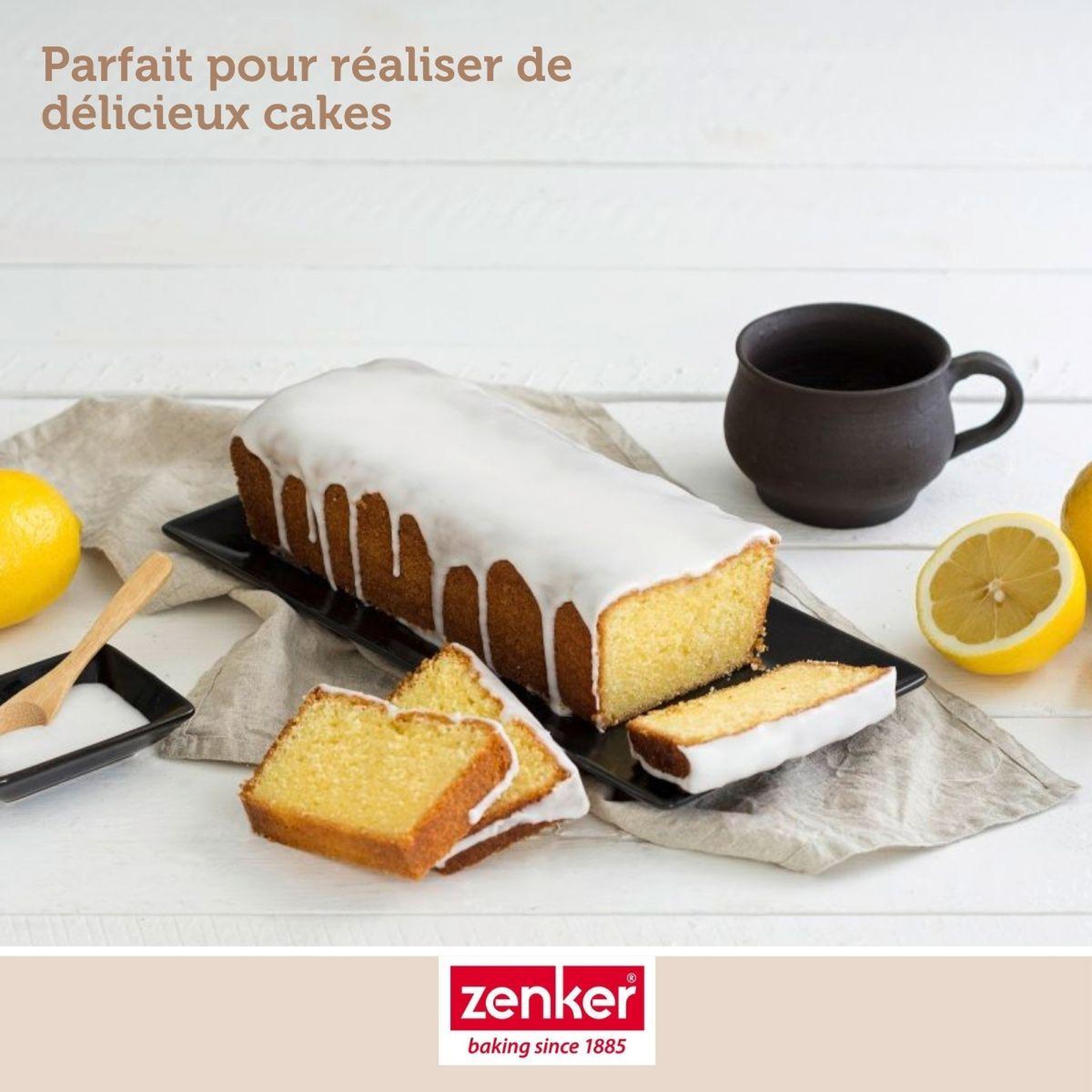 Voir la diapositive 5 : ZENKER Moule à cake extensible 20 à 35 cm zenker black metallic