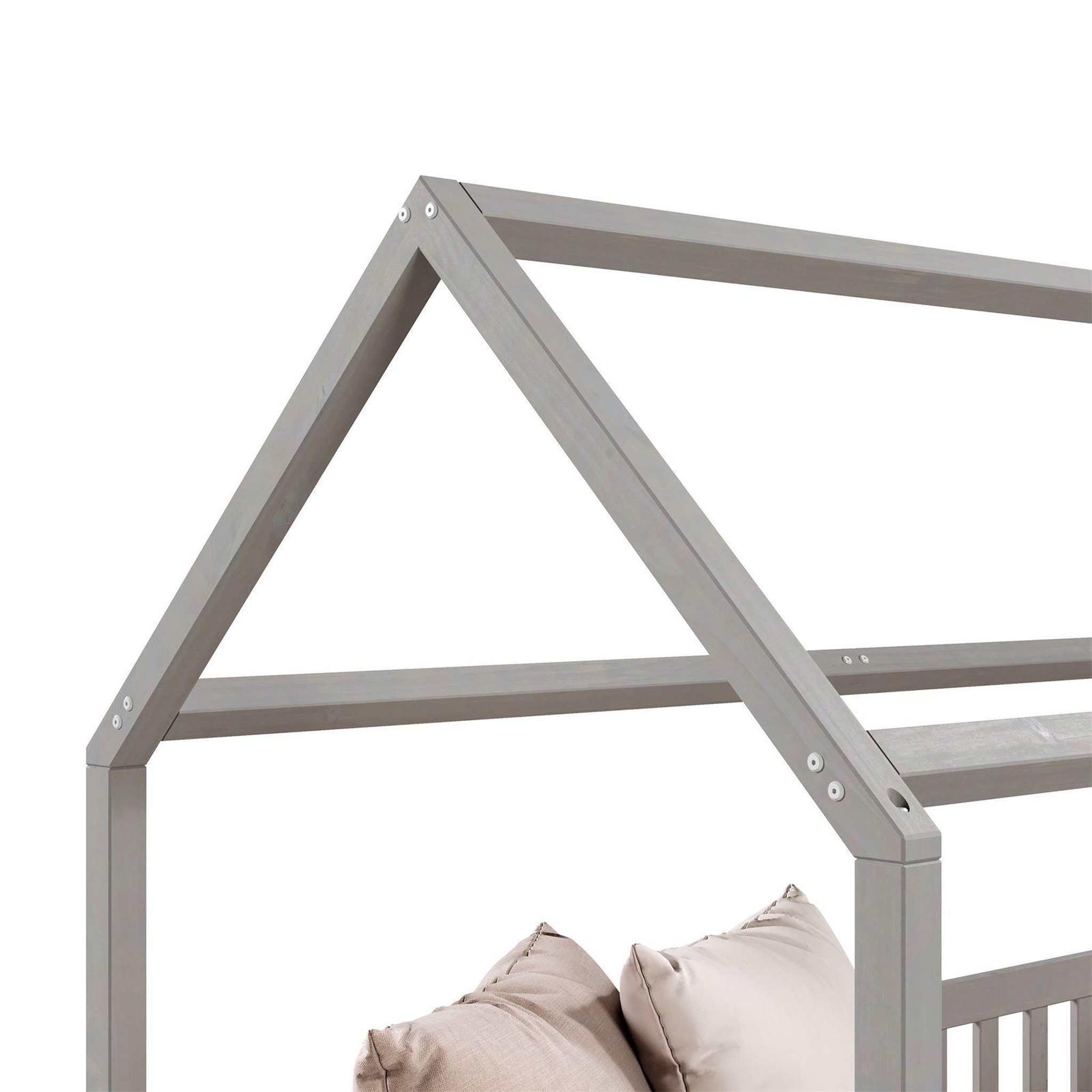 Voir la diapositive 5 : IDIMEX Lit cabane nina 90 x 190 cm, en pin massif