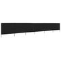 Voir la diapositive 2 : VIDAXL Paravent 6 panneaux Tissu 800 x 160 cm Noir