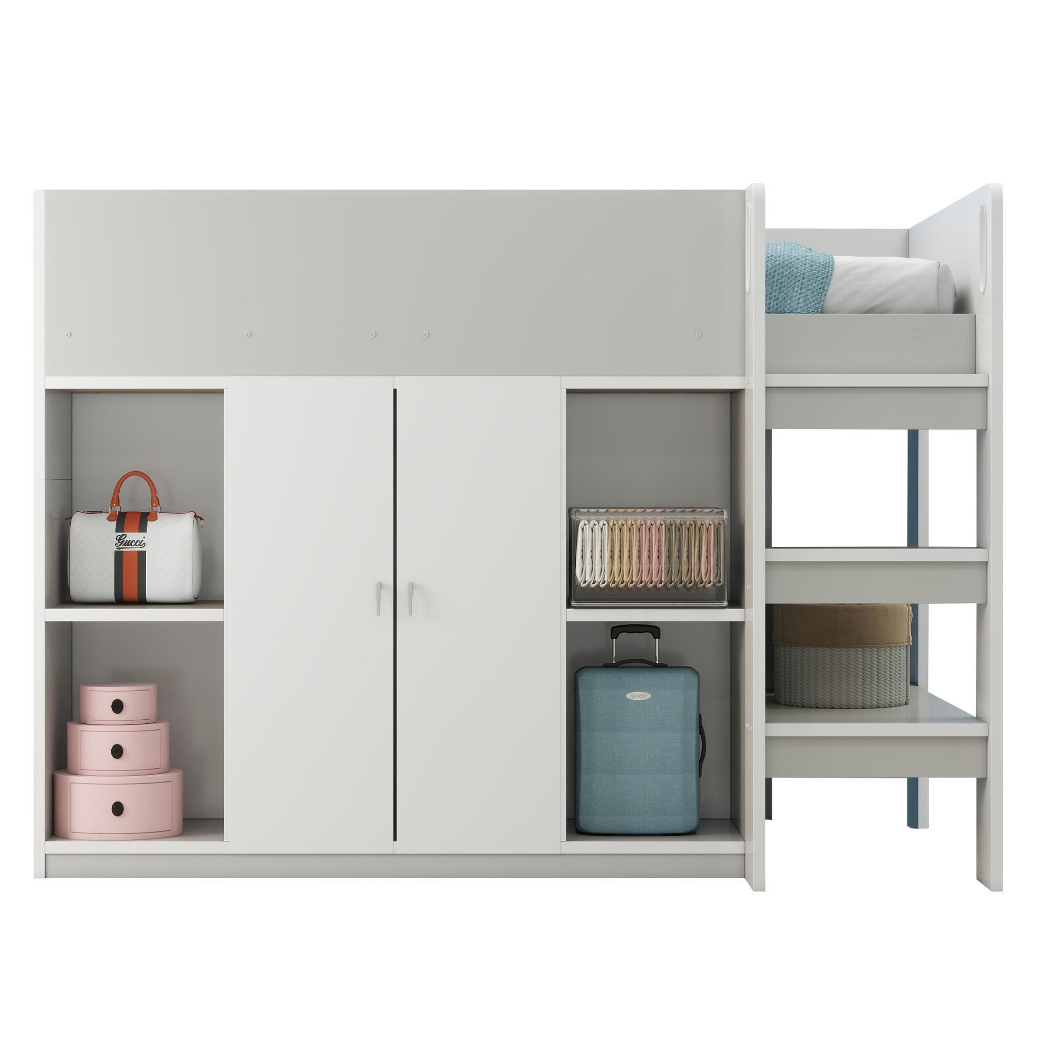 Voir la diapositive 1 : MERAX Lit mezzanine enfant