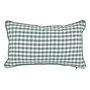 Voir la diapositive 1 : ATMOSPHERA Coussin Déco Imprimé Vichy  Groove  30x50cm Vert