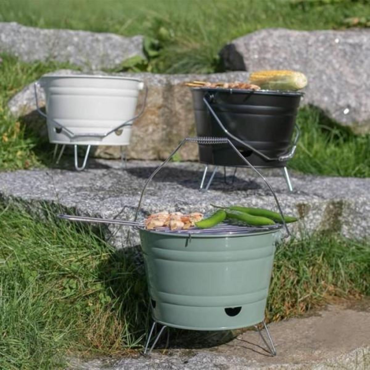 LIVOO Barbecue à charbon 27cm noir - DOC327N