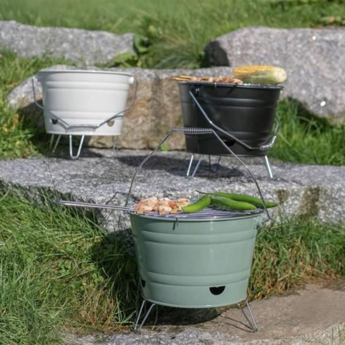 LIVOO Barbecue à charbon 27cm noir - DOC327N