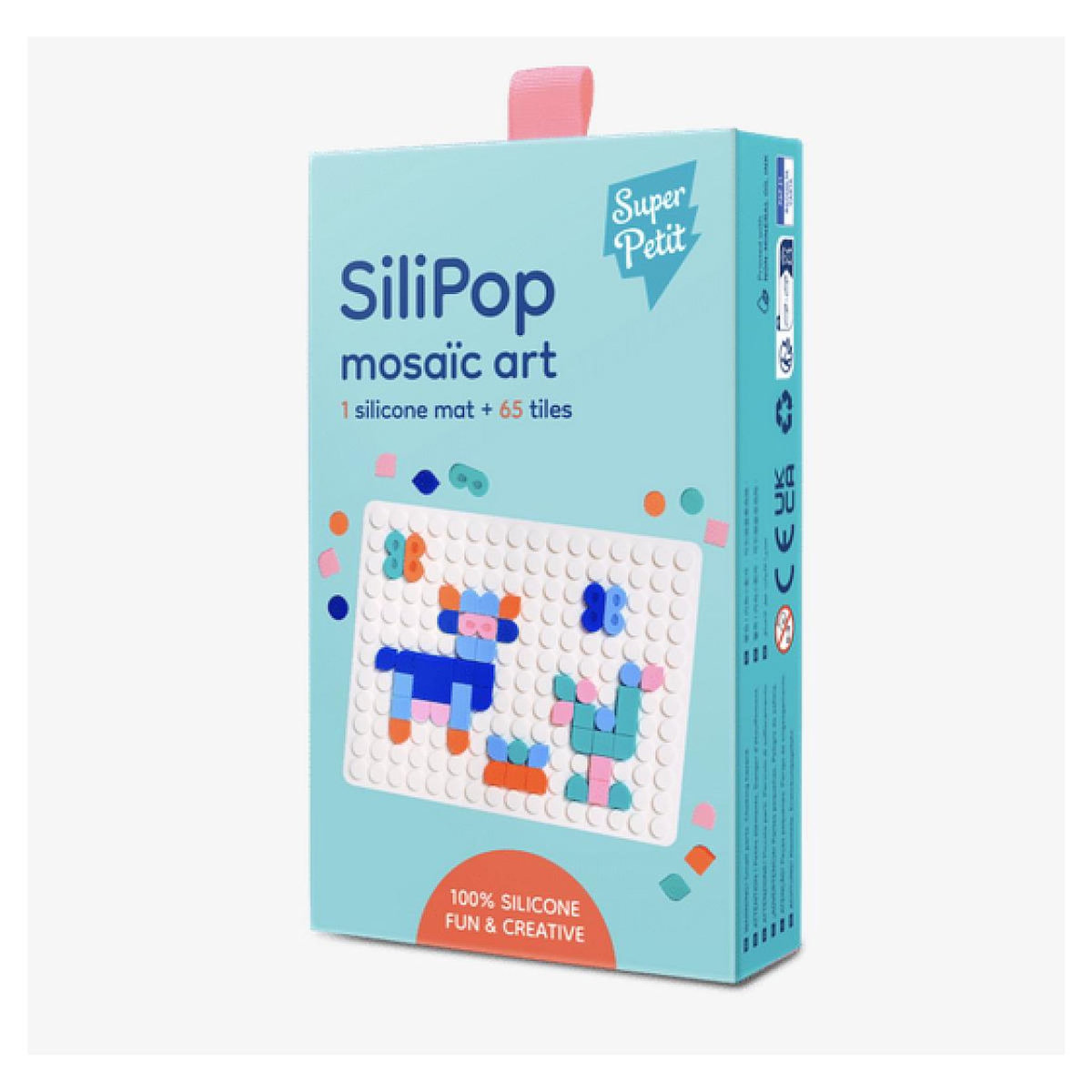 SUPER PETIT Silipop blanc - Jeux cretif de mosaique a clisper