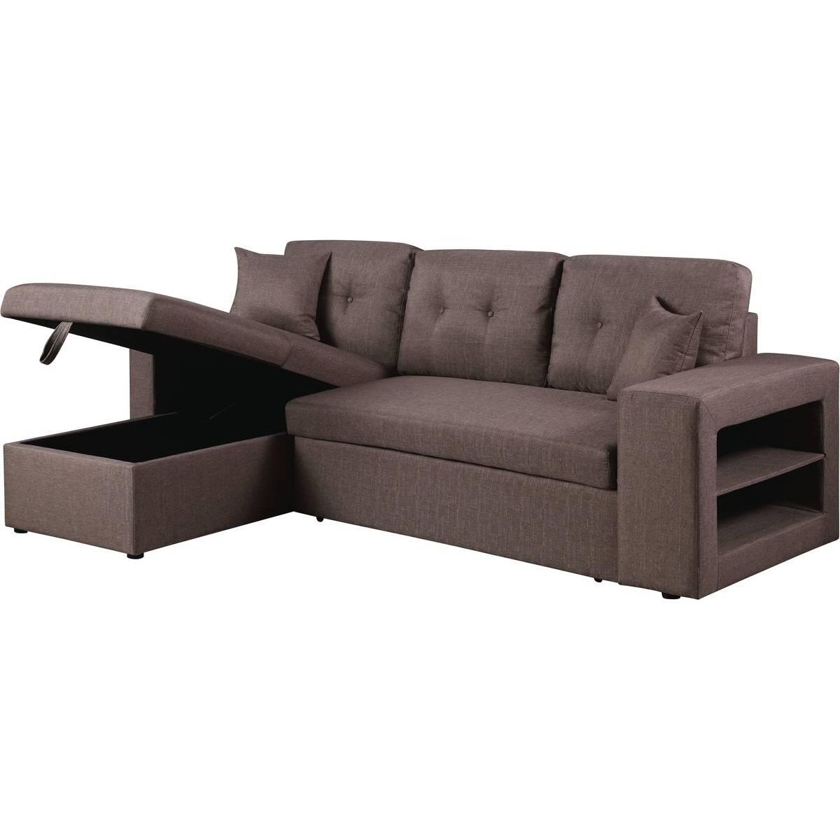 Habitat et Jardin Canapé d'angle convertible/réversible  Axel  - 3 places - Taupe