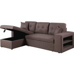Habitat et Jardin Canapé d'angle convertible/réversible  Axel  - 3 places - Taupe