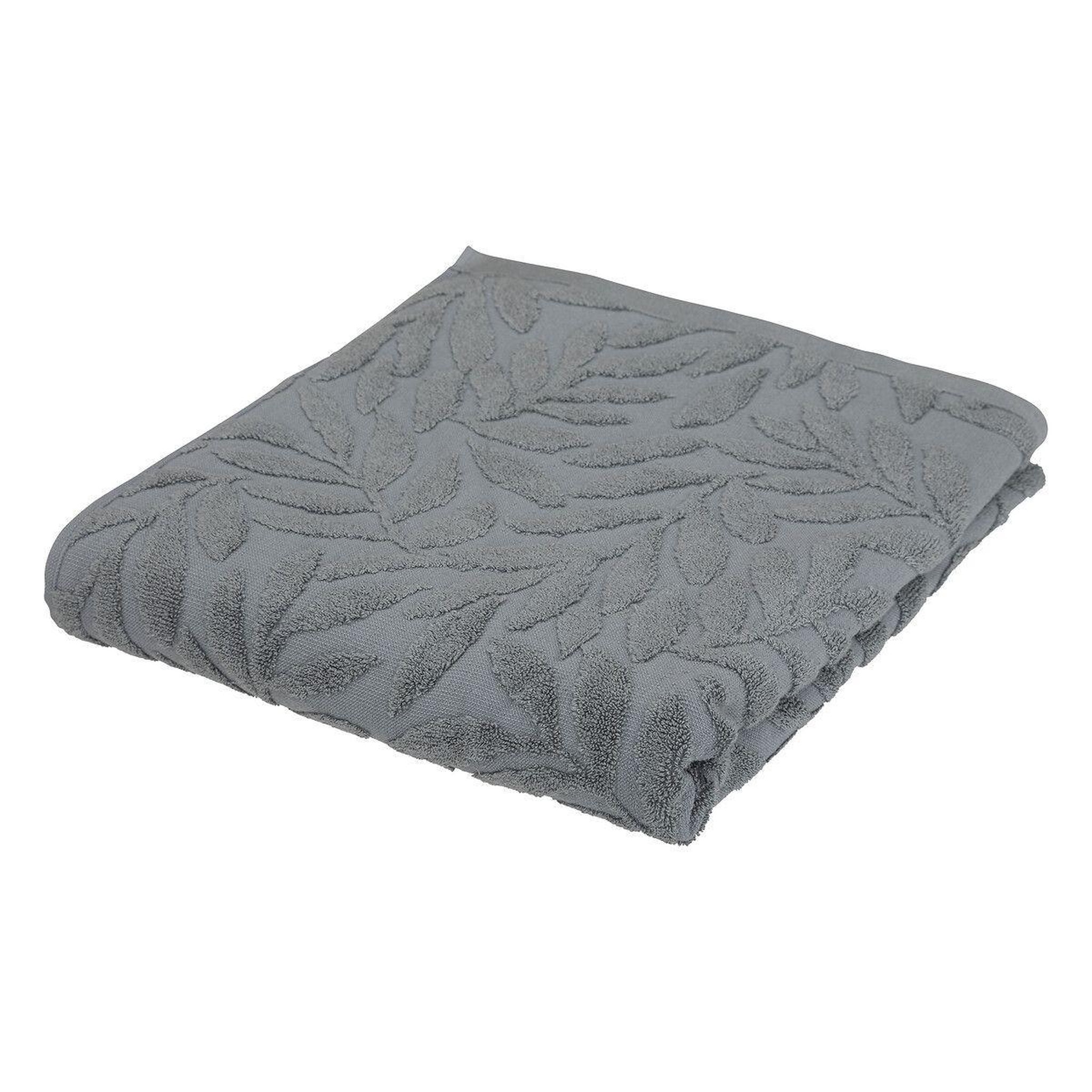 ATMOSPHERA Drap de bain  tencel  100x150cm gris foncé