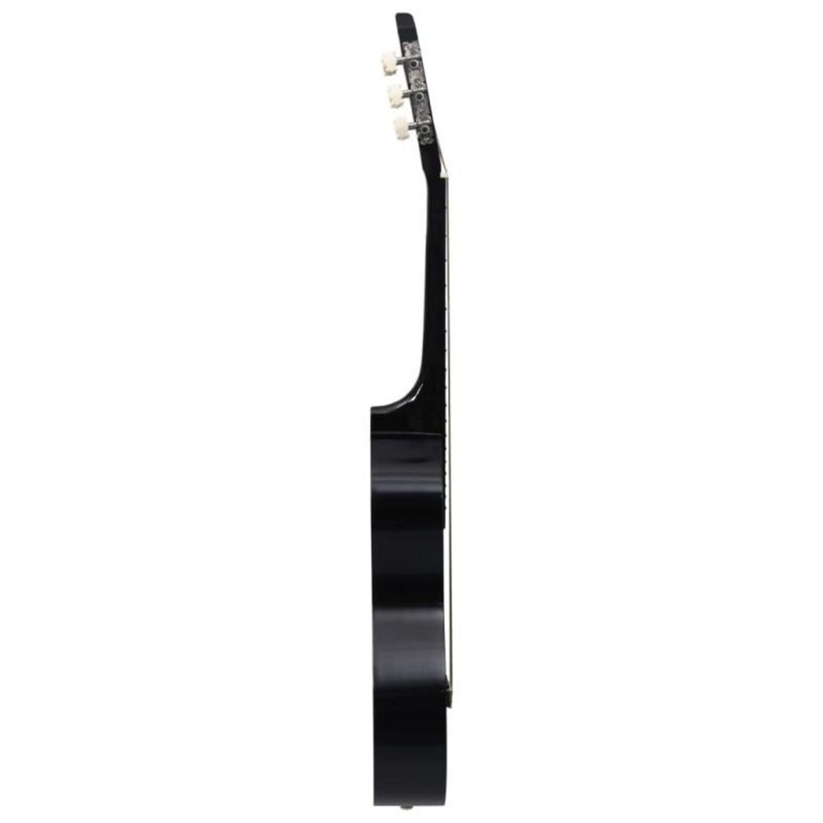 VIDAXL Guitare classique de débutants et enfants Noir 3 4 36