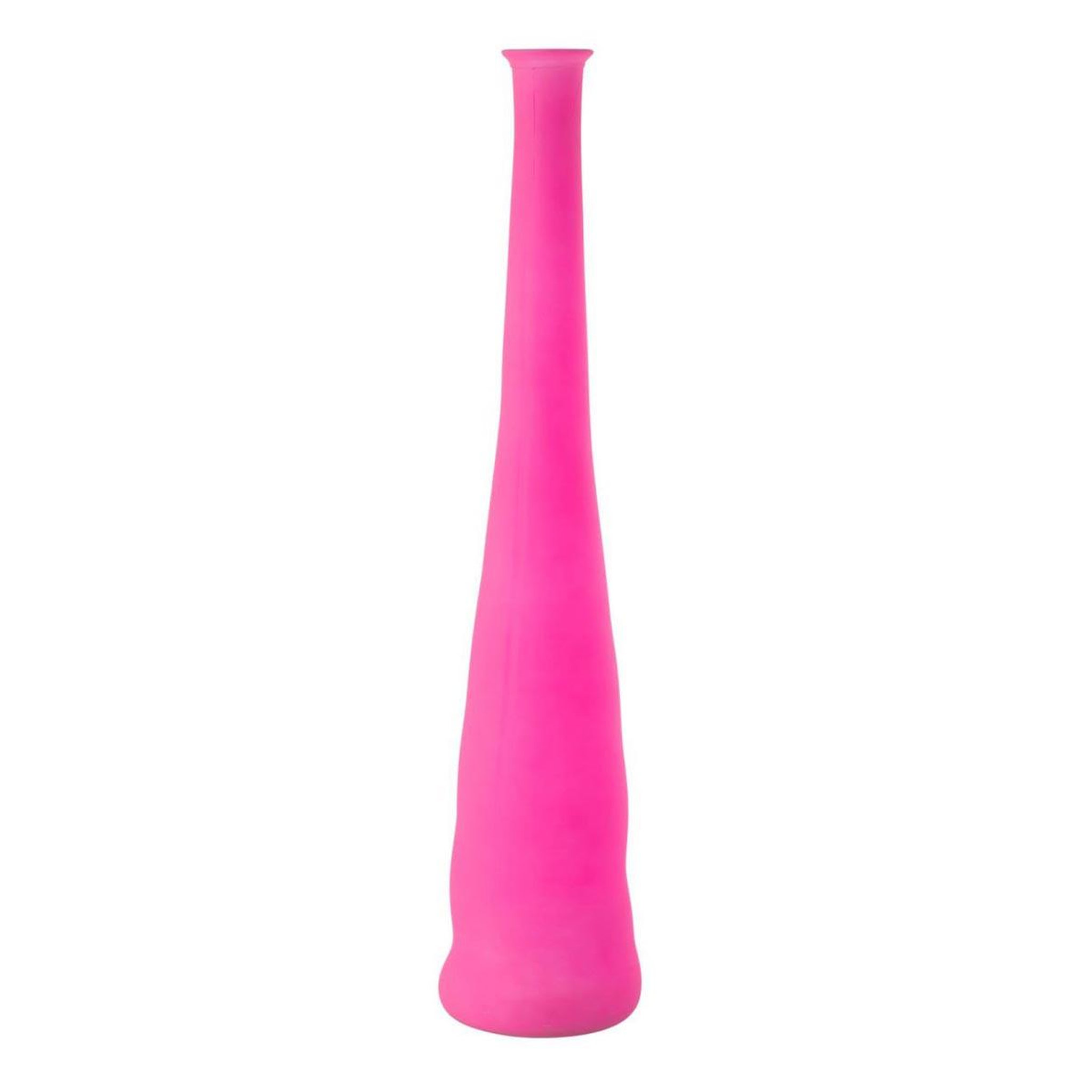 J-LINE Vase bouteille en verre  neon  100cm rose