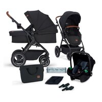 AUCHAN BABY Poussette canne bébé buggy D09 gris chiné pas cher