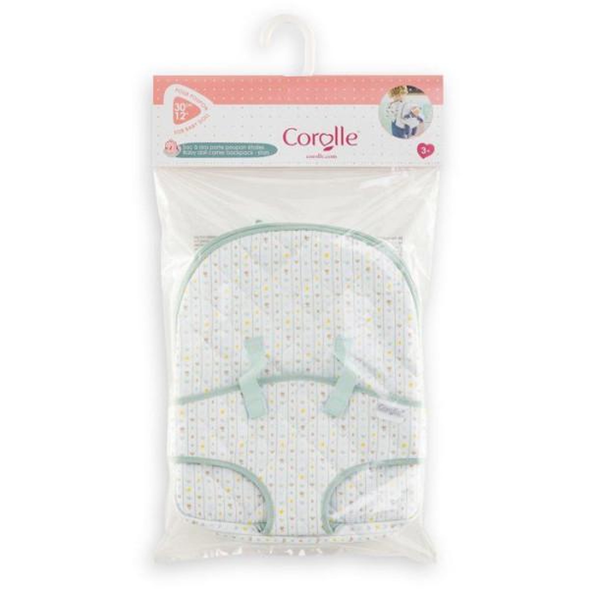 Voir la diapositive 2 : Corolle Mes Accessoires Poupons 30cm - COROLLE - Sac à dos Porte-Poupon - Motif Étoiles