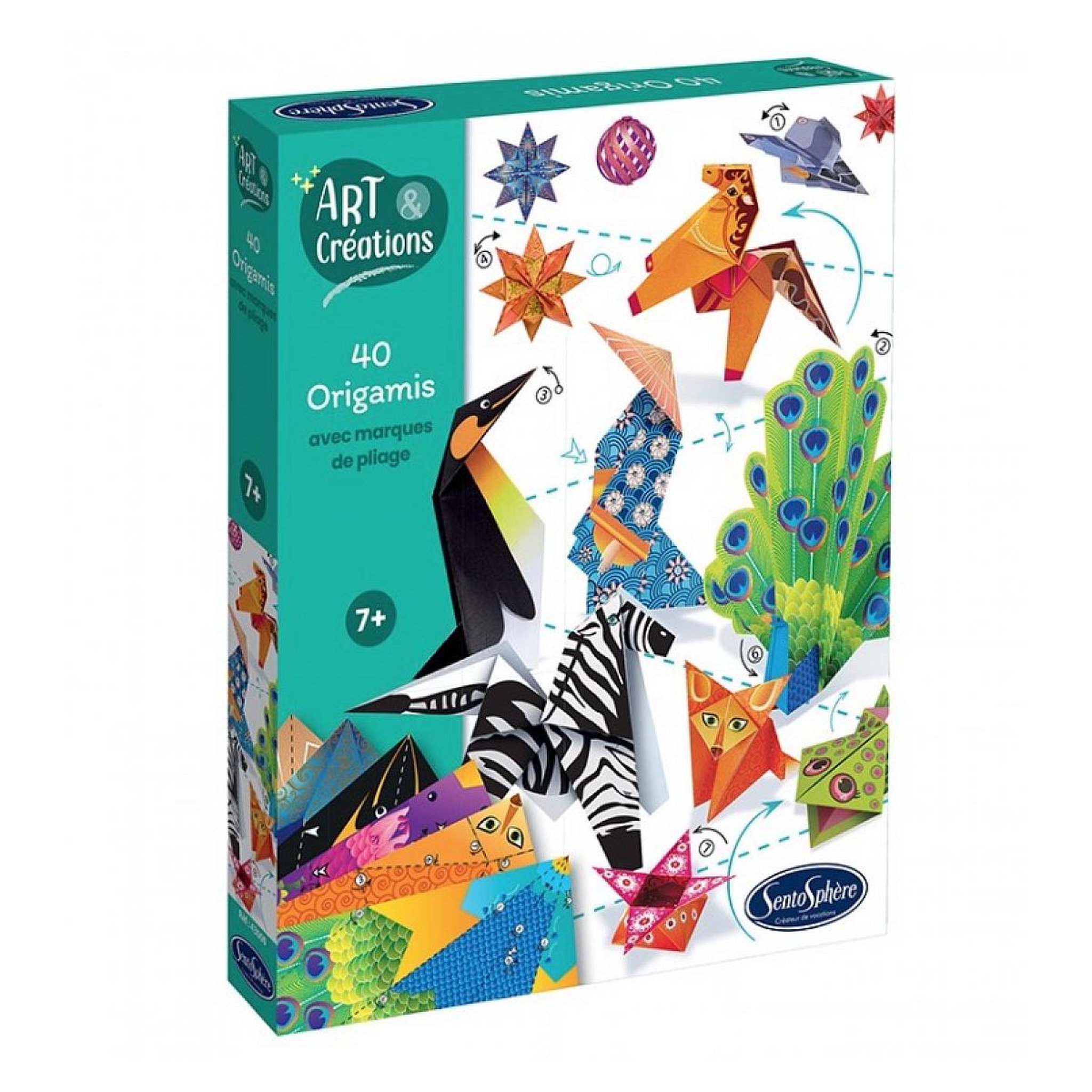 Voir la diapositive 1 : Sentosphere Kit origami - Art et creations