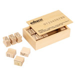EDUCO Apprendre les mathématiques - tampons de chiffres, contours 0 - 9 - jeu Montessori