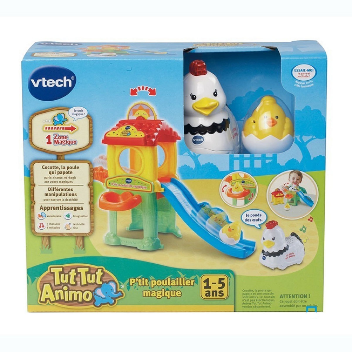VTECH P'tit Poulailler Magique - Tut Tut Animo - Jouet interactif 