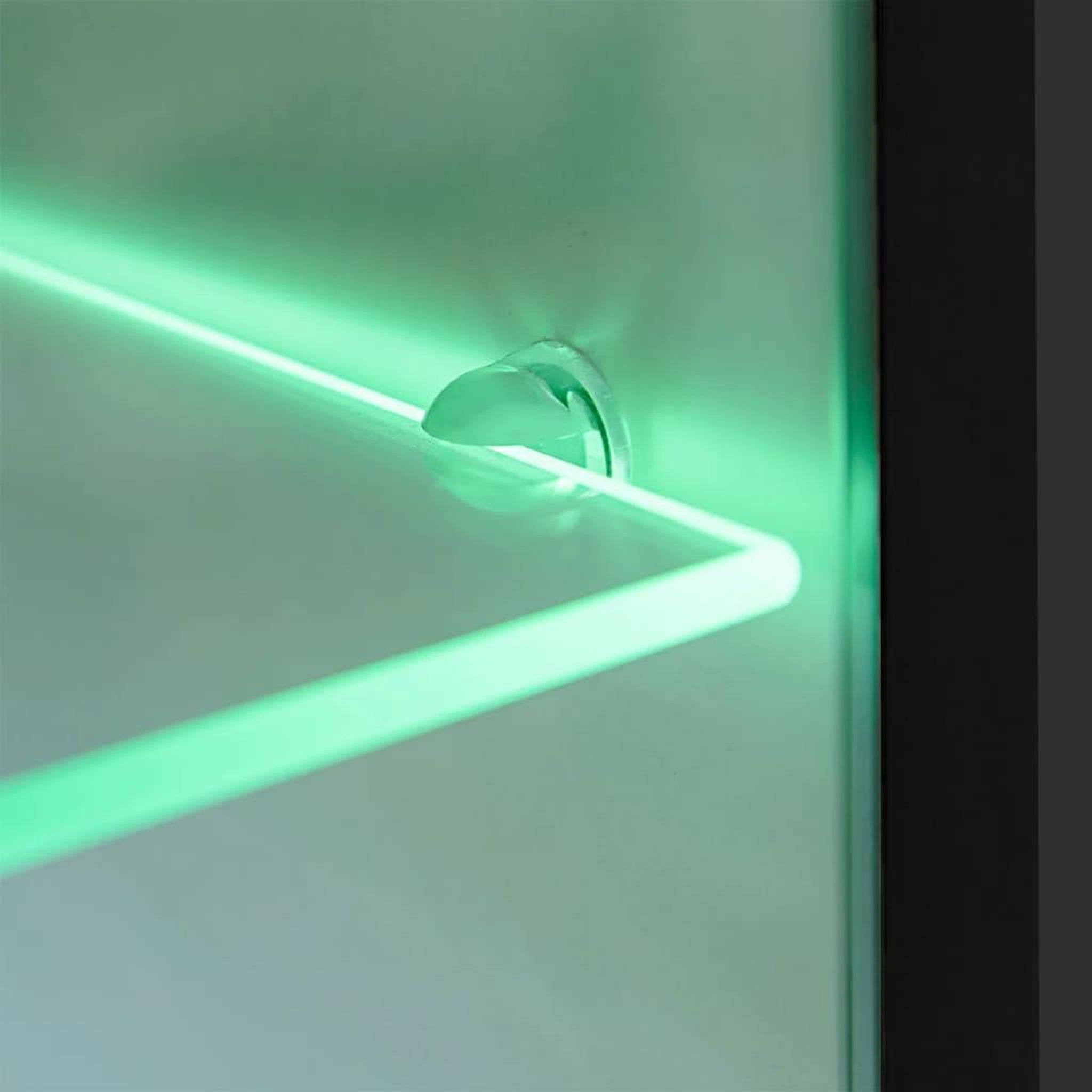 Voir la diapositive 5 : VIDAXL Ensemble mural pour TV 5 pcs avec lumieres LED Noir brillant