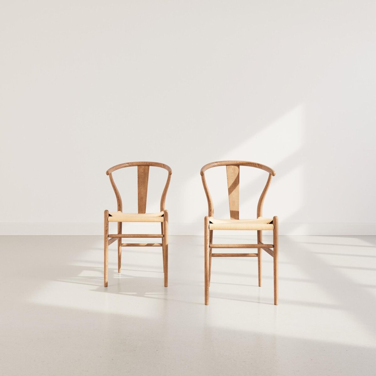 LISA DESIGN Bergen - lot de 2 chaises - bois d'hêtre