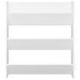 Voir la diapositive 4 : VIDAXL Armoire a chaussures murale blanc 80x18x90 cm bois d'ingenierie