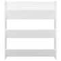 Voir la diapositive 4 : VIDAXL Armoire a chaussures murale blanc 80x18x90 cm bois d'ingenierie