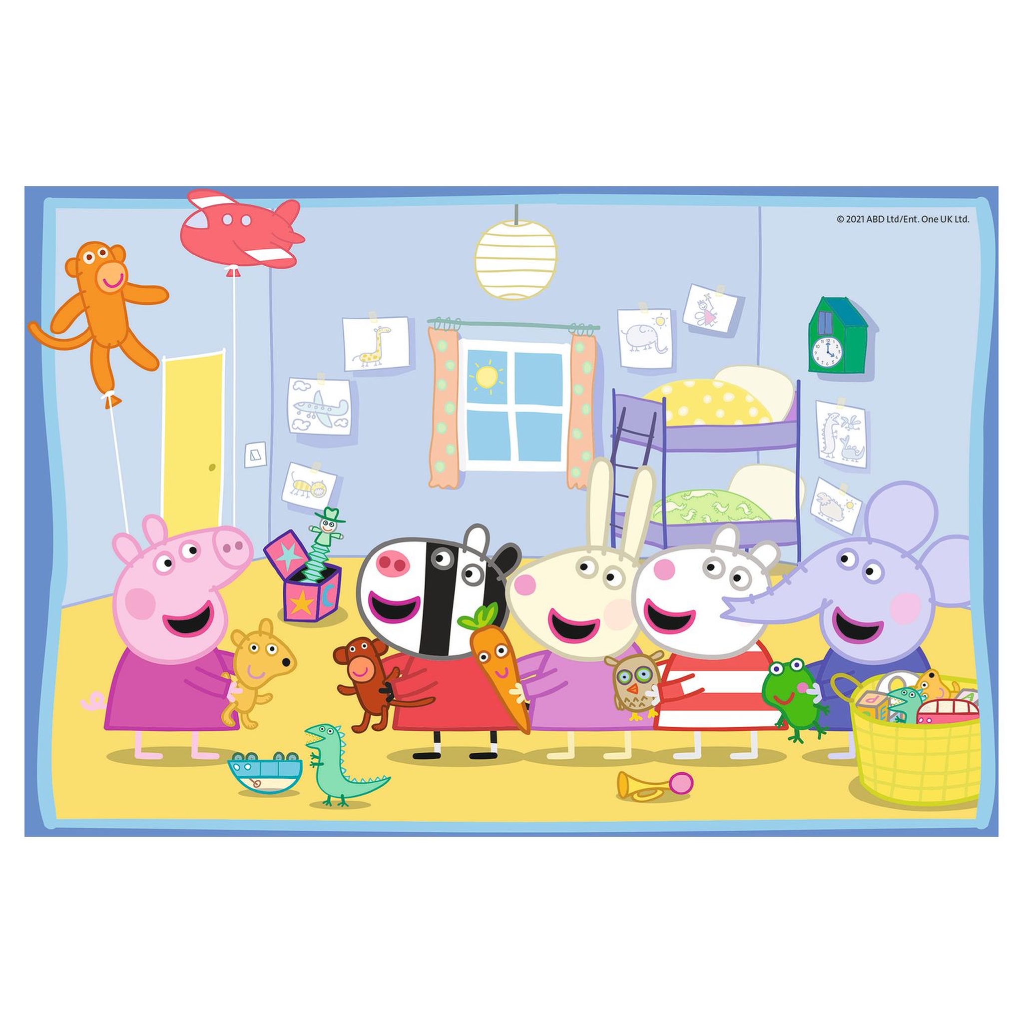 Voir la diapositive 2 : RAVENSBURGER Puzzles 2x12 pièces - Les aventures de Peppa Pig