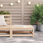 Voir la diapositive 3 : VIDAXL Repose-pied de jardin 70x70x30 cm bois de pin massif