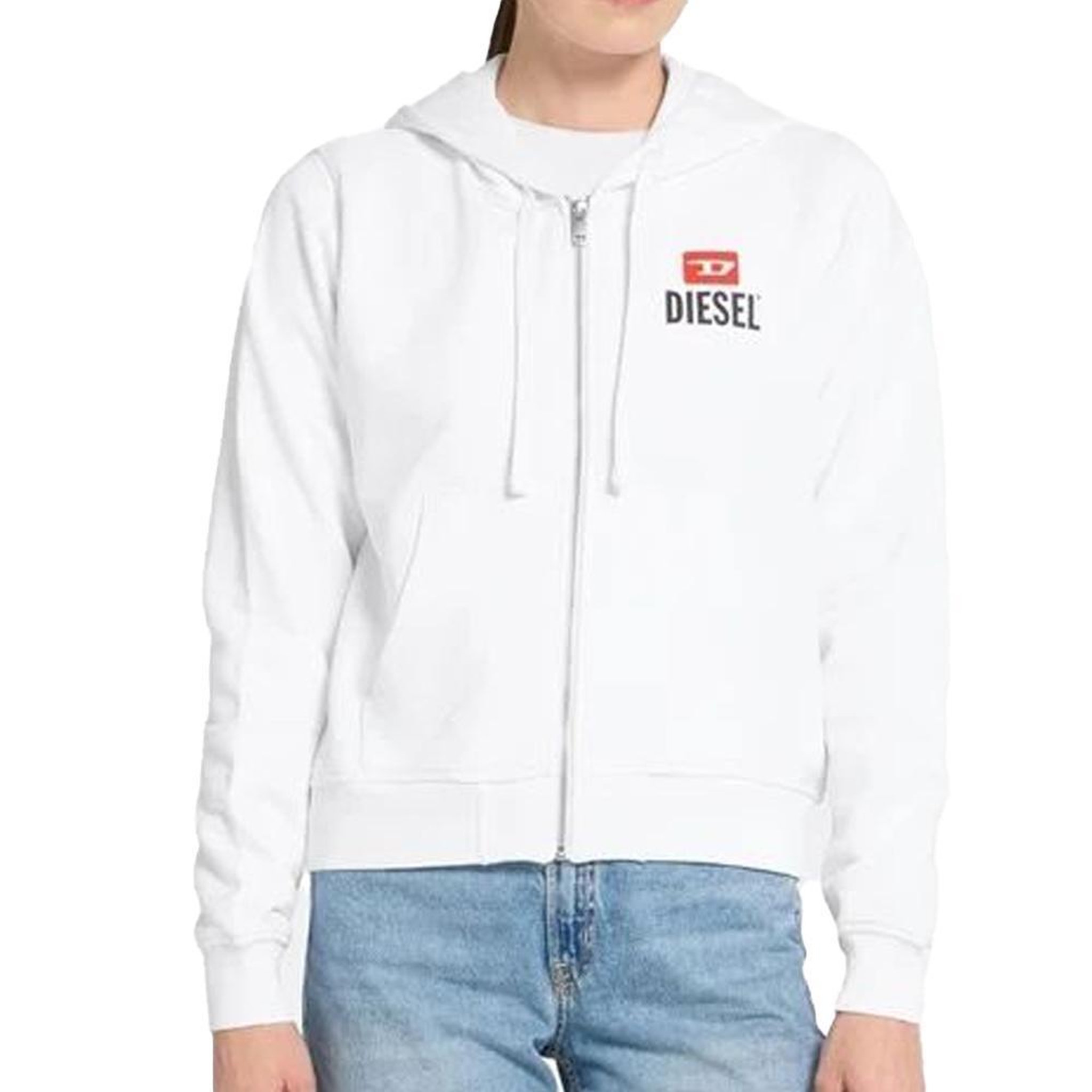 DIESEL Sweat Blanc Femme Diesel Reggy A19712. Coloris disponibles : Blanc