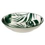 Voir la diapositive 2 : SECRET DE GOURMET Lot de 6 Assiettes Creuses  Palme  20cm Vert