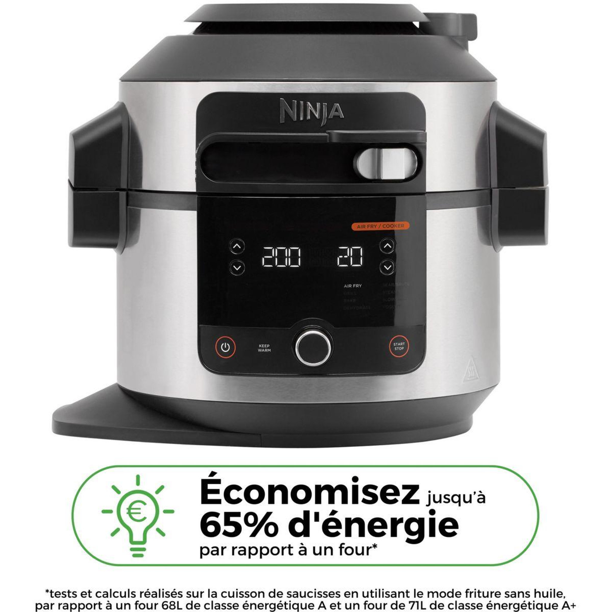 Voir la diapositive 2 : NINJA Multicuiseur Foodi SmartLid 11-en-1 OL550EU