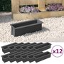 Voir la diapositive 2 : VIDAXL Boîtes a fleurs pour palettes euro 12 pcs Gris 36x13,5x9,5cm PP