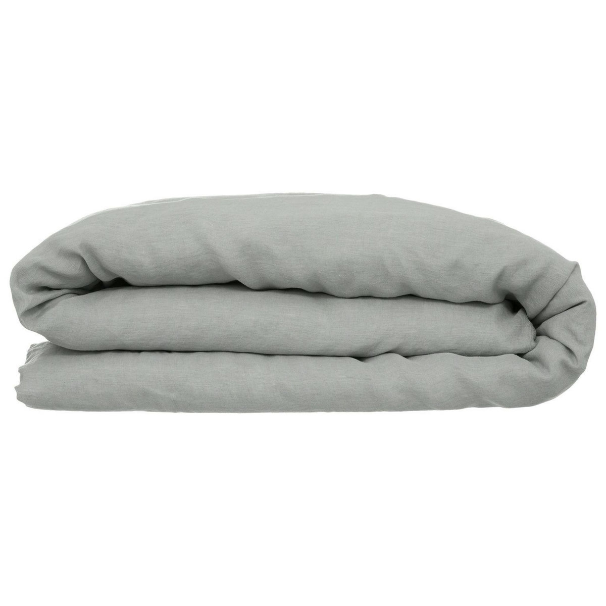 ATMOSPHERA Housse de couette 2 places 100% lin - 260x240cm - Vert Céladon