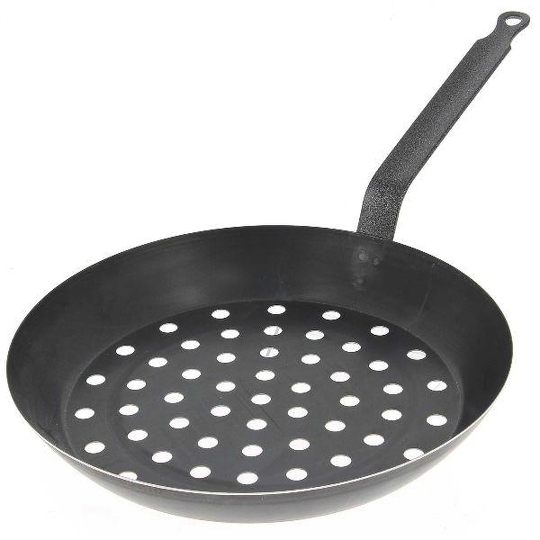 De buyer Poêle à marrons 28 cm queue courte - 5490.28