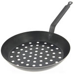 De buyer Poêle à marrons 28 cm queue courte - 5490.28