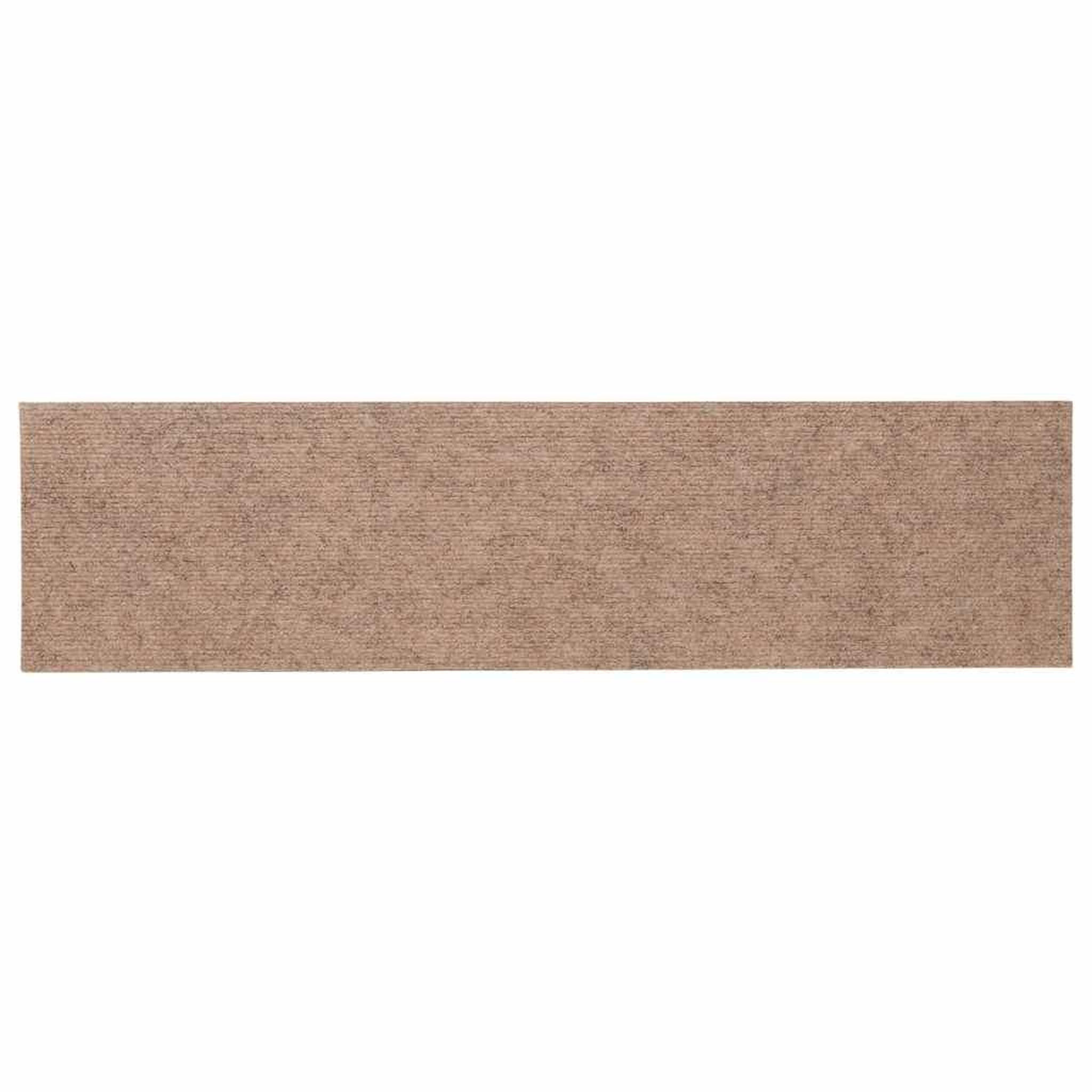 Voir la diapositive 5 : VIDAXL Tapis d'escalier auto-adhesifs 30 pcs marron clair 76x20 cm