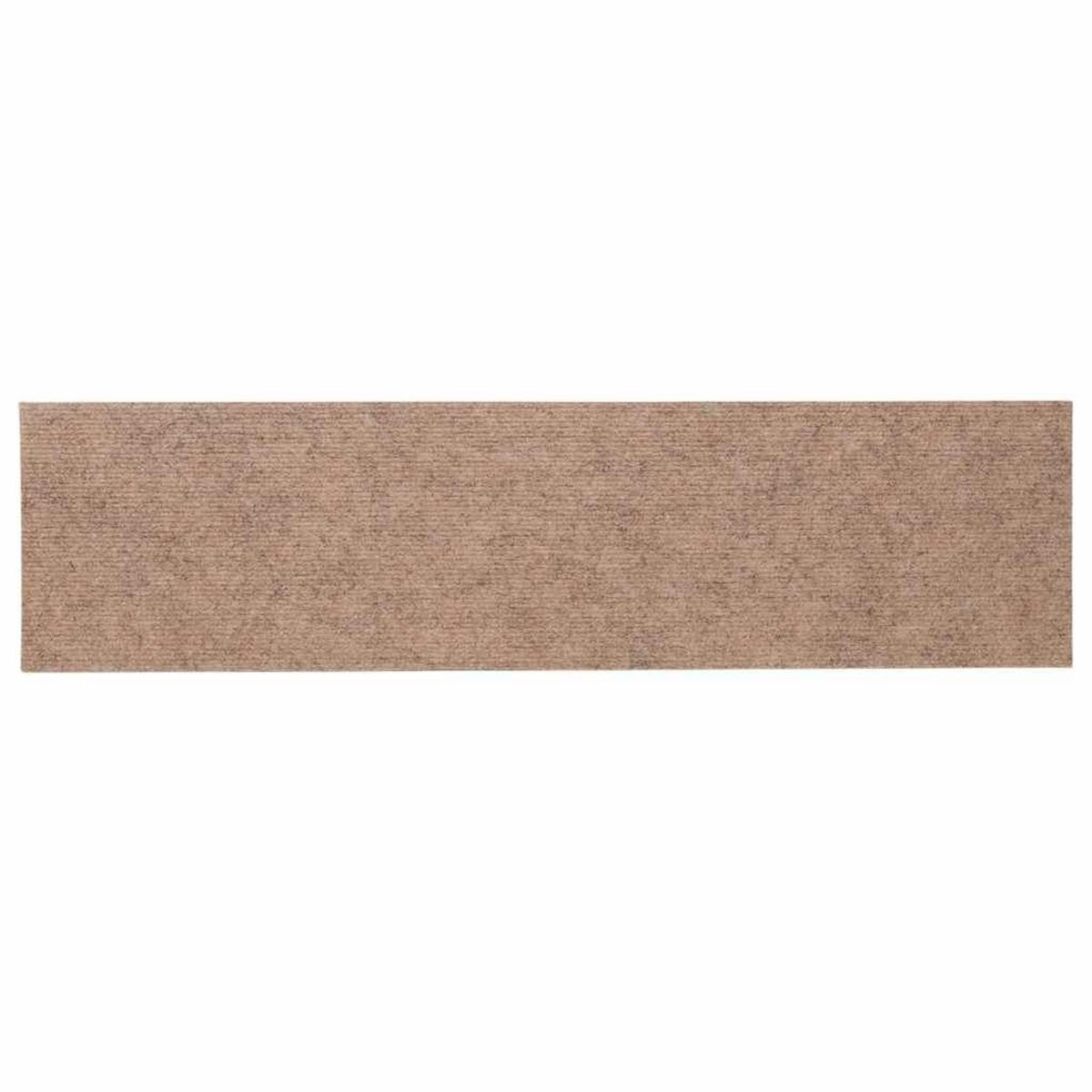 VIDAXL Tapis d'escalier auto-adhesifs 30 pcs marron clair 76x20 cm
