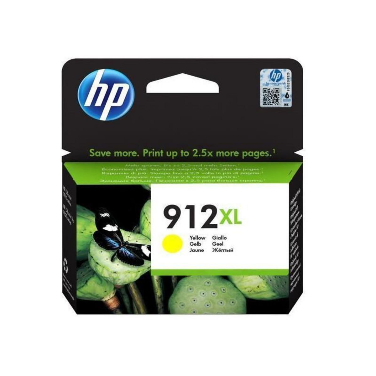 HP HP Cartouche jet dencre 912XL - Jaune - Jet dencre - Rendement eleve - 825 pages