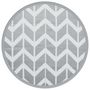 Voir la diapositive 2 : VIDAXL Tapis d'exterieur ARAKIL gris Ø120 cm PP