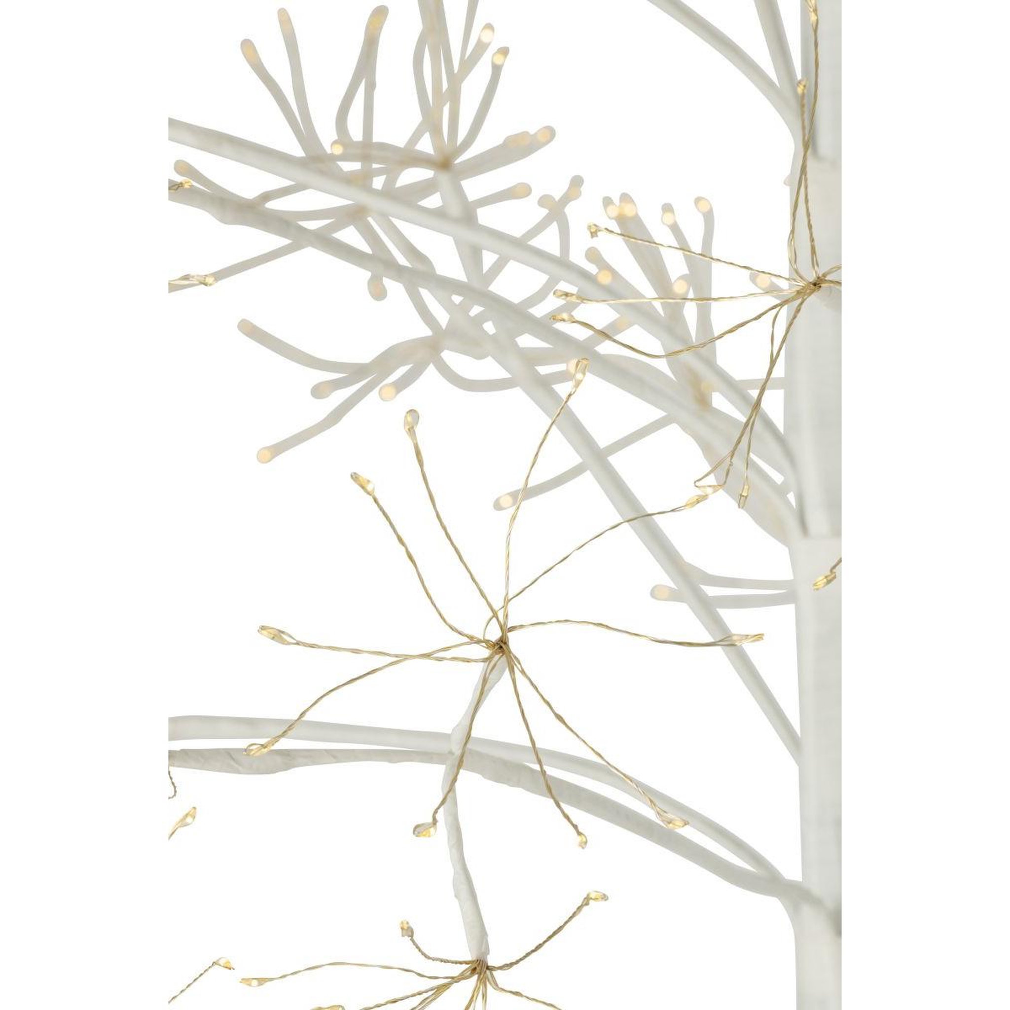 Voir la diapositive 2 : J-LINE Sapin en métal 3000 led  howard  240cm blanc