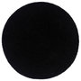 Voir la diapositive 2 : VIDAXL Napperons 6 pcs Noir Plain 38 cm Rond Coton