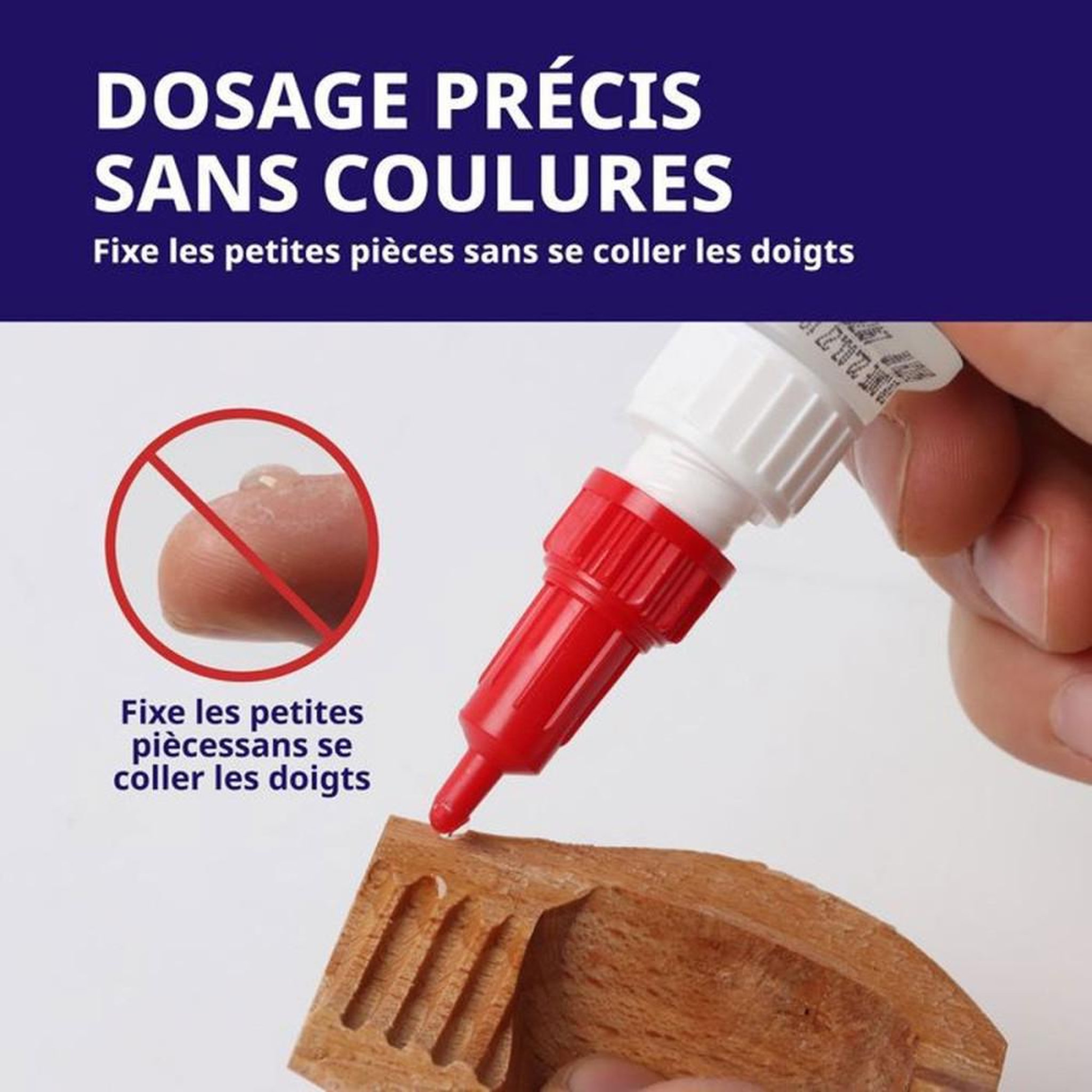 Voir la diapositive 3 : POINT Super Glue cyanoacrylate transparente POINT Super Glue 500 30 g, prise ultra-rapide multi-supports