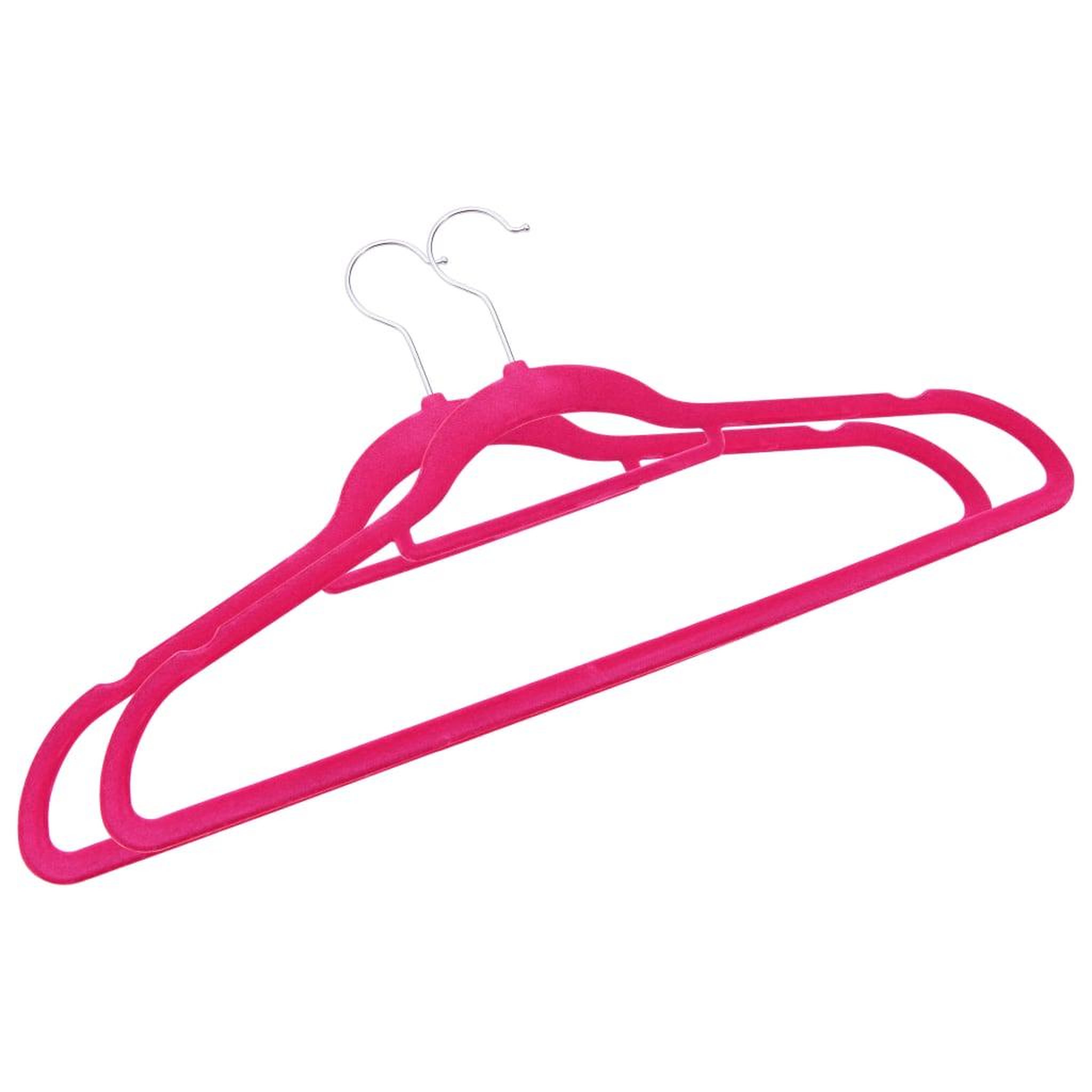 Voir la diapositive 4 : VIDAXL Cintres antiderapants 100 pcs Rose Velours