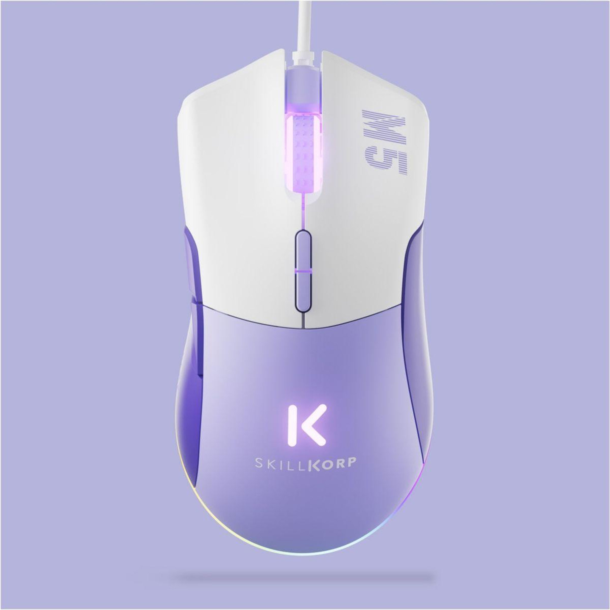 Voir la diapositive 2 : SKILLKORP Souris Gamer Filaire M5 ECO PURPLE Access