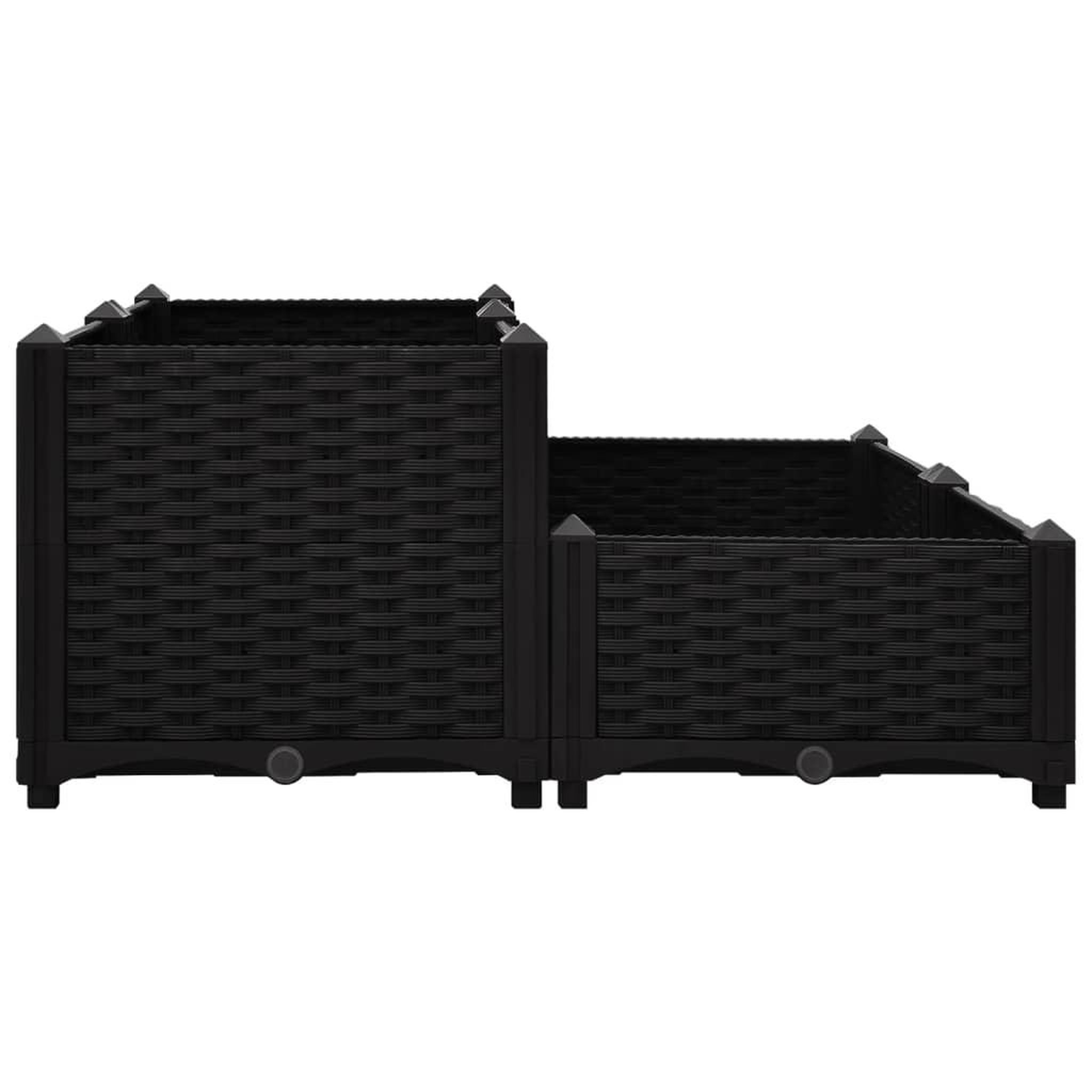 Voir la diapositive 4 : VIDAXL Lit sureleve 80x80x38 cm Polypropylene