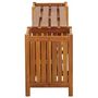 Voir la diapositive 3 : VIDAXL Banc de jardin avec 2 jardinieres 150x30x40 cm Bois d'acacia