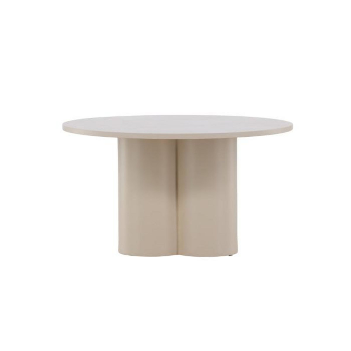 Paris Prix Table Basse Ronde  Olivia  80cm Beige